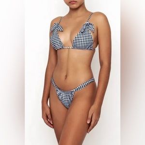 Kittenish Gingham Bikini